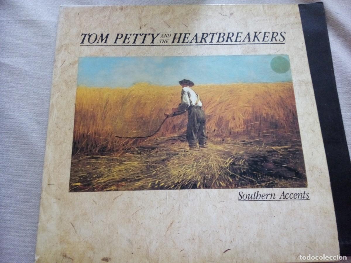 Discos de vinilo: Tom Petty And The Heartbreakers &lrm;&ndash; Southern Accents LP SPAIN 1985 CON INSERTO