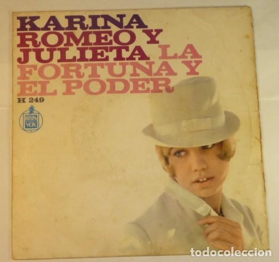 Discos de vinilo: KARINA // ROMEO Y JULIETA // 1967 // SINGLE