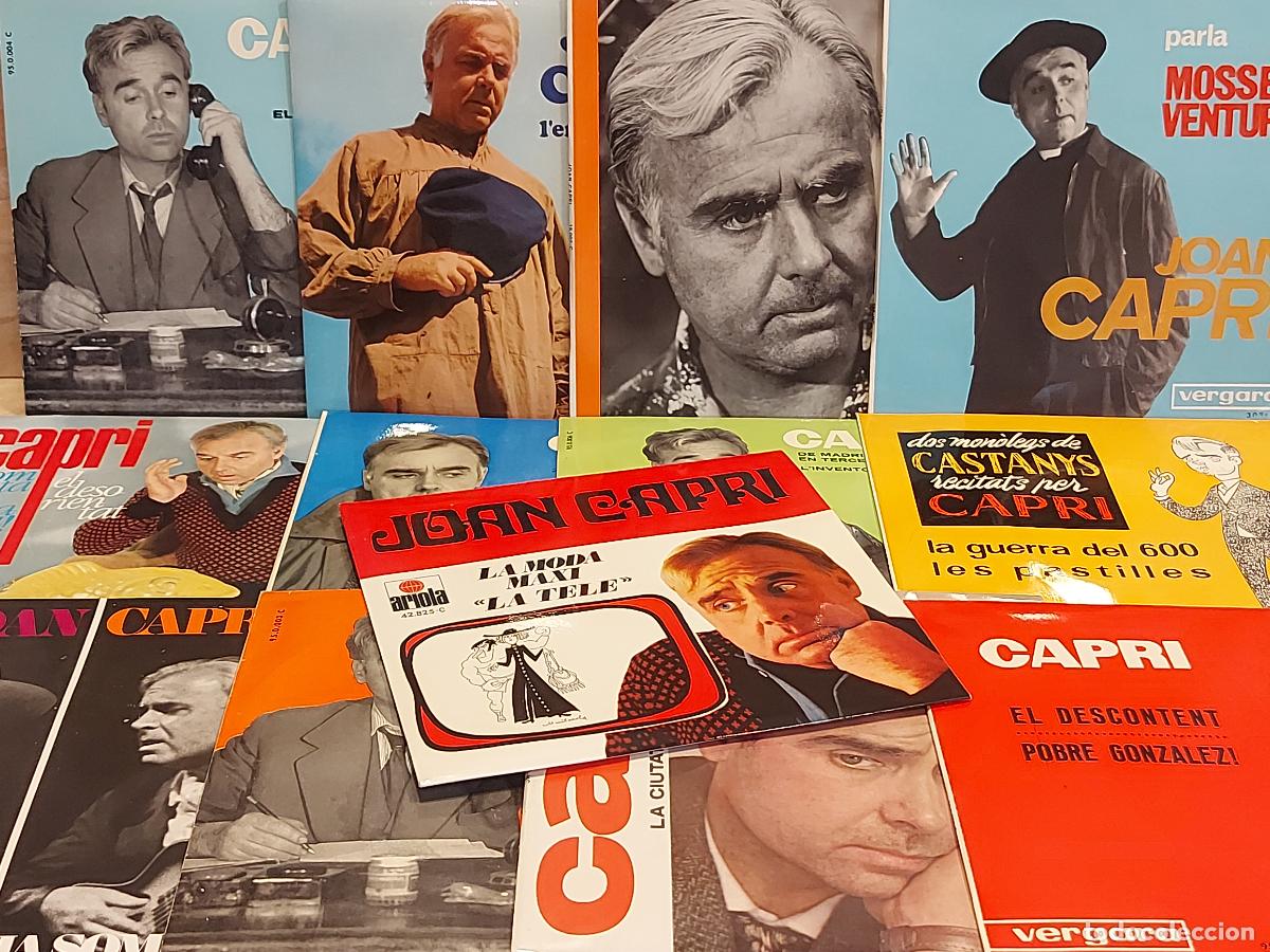 Discos de vinilo: TODOS DE LUJO / JOAN CAPRI / CONJUNTO DE 13 VINILOS / VERGARA-ARIOLA / OPORTUNIDAD