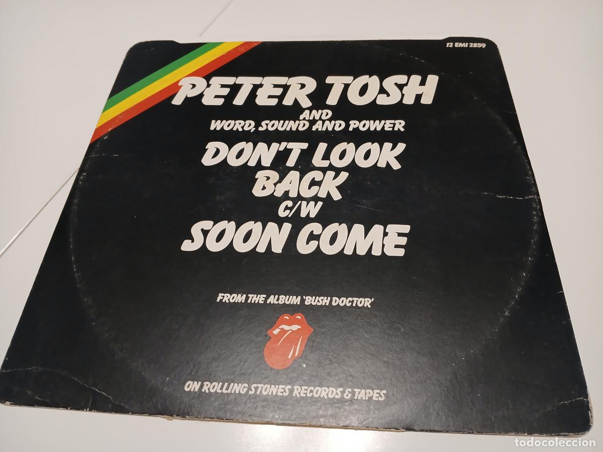 Discos de vinilo: Peter Tosh &ndash; Dont Look Back c/w Soon Come- (1978) maxi-single - Foto 7