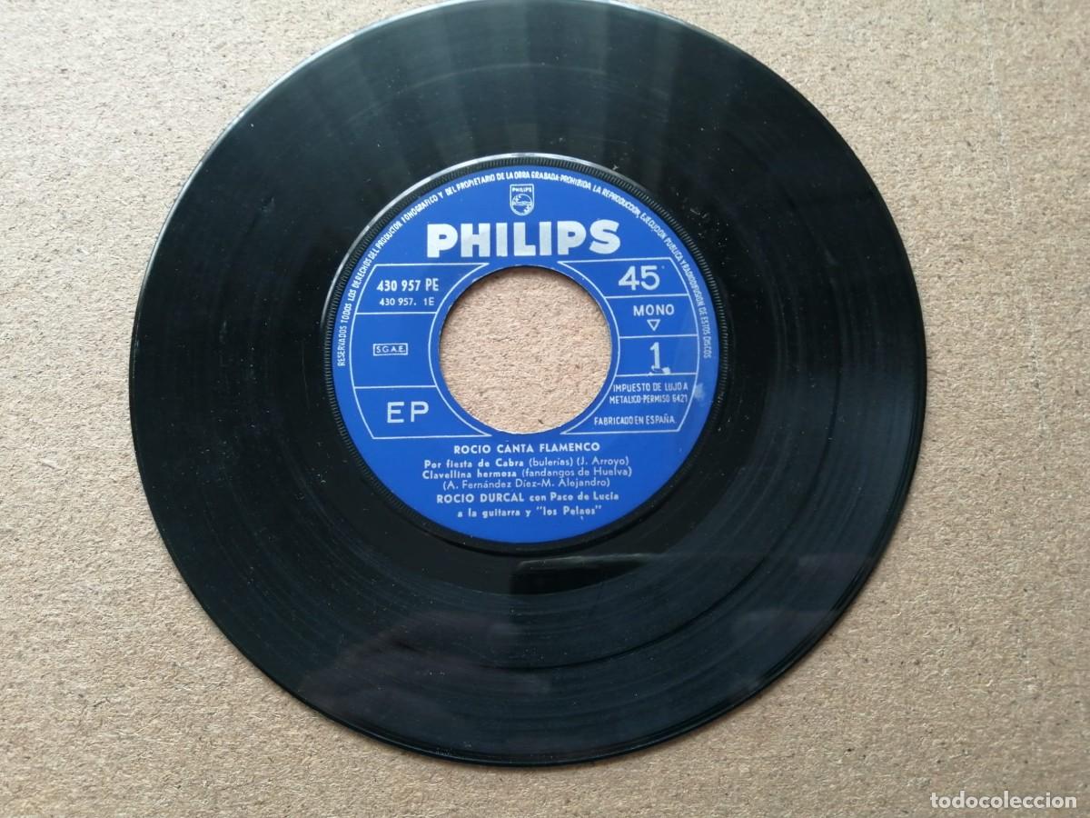 Discos de vinilo: DISCO SINGLE SIN FUNDA. ROCIO DURCAL CANTA FLAMENCO