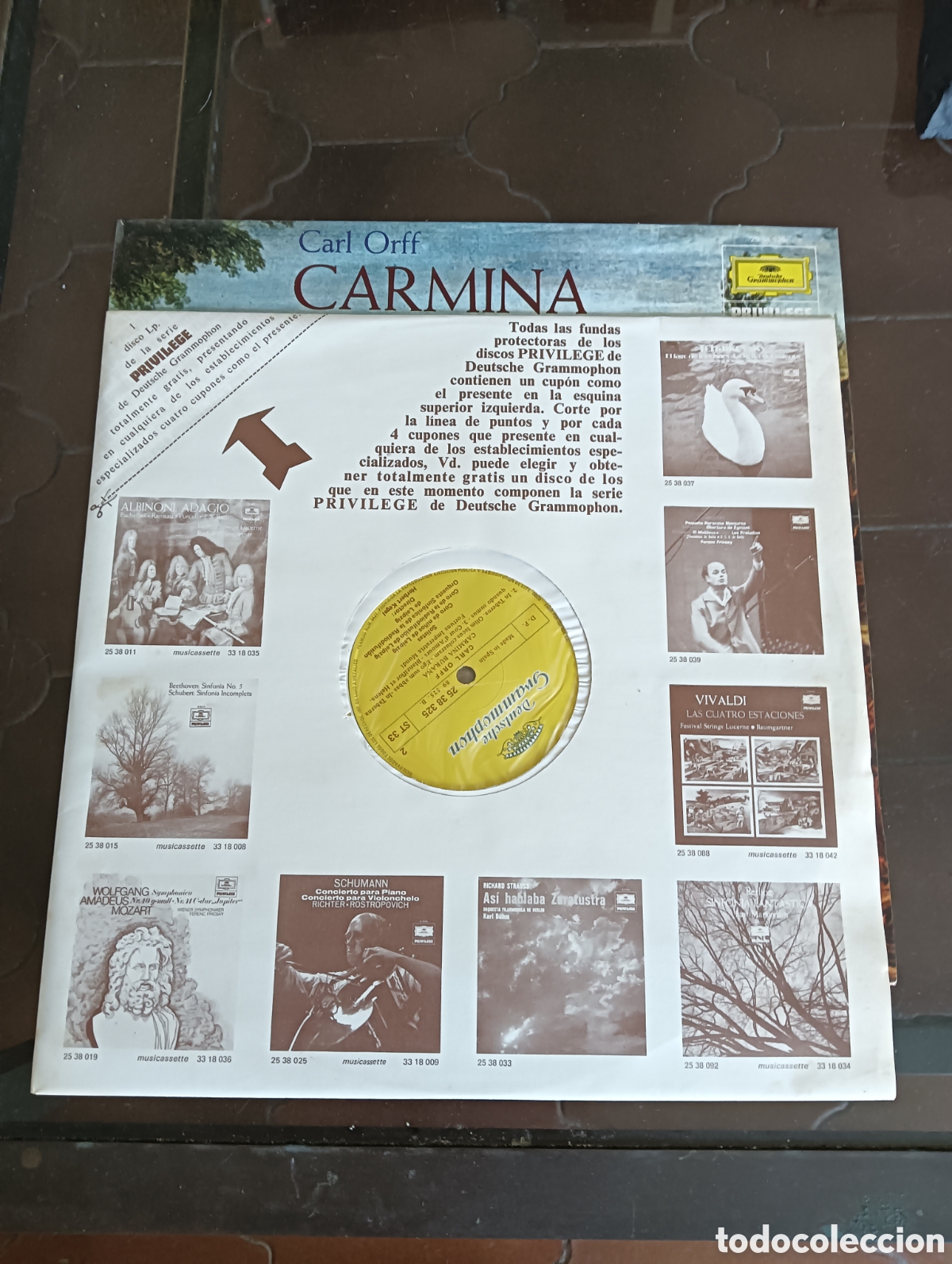Discos de vinilo: Vinilo de Carmina Burana de Deutsche Grammophon