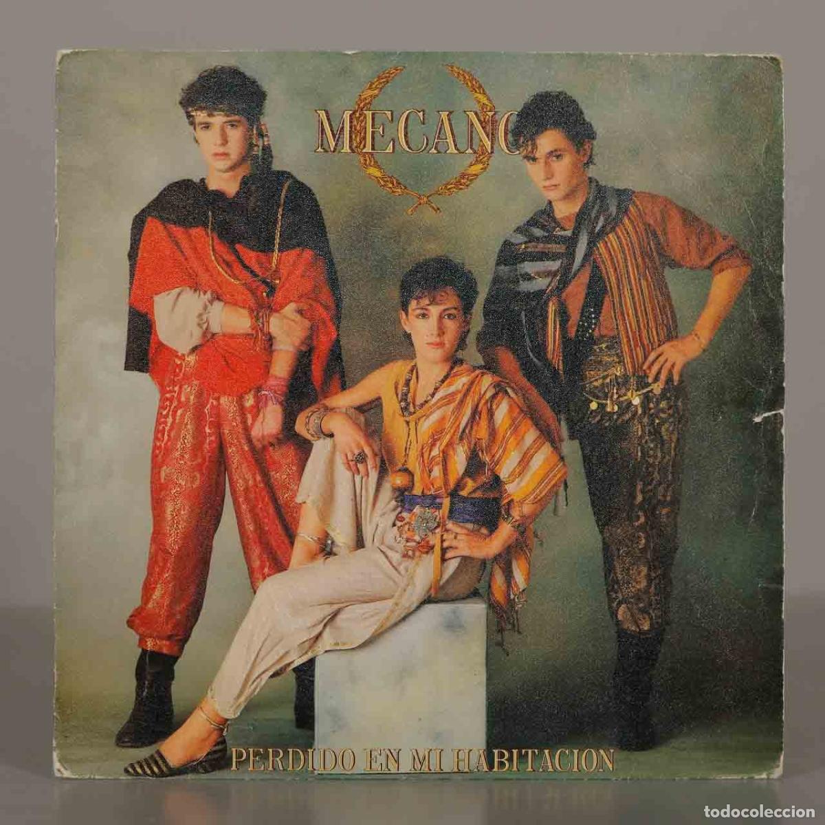 Discos de vinilo: SINGLE. Perdido En Mi Habitaci&oacute;n - Viaje Espacial - Mecano