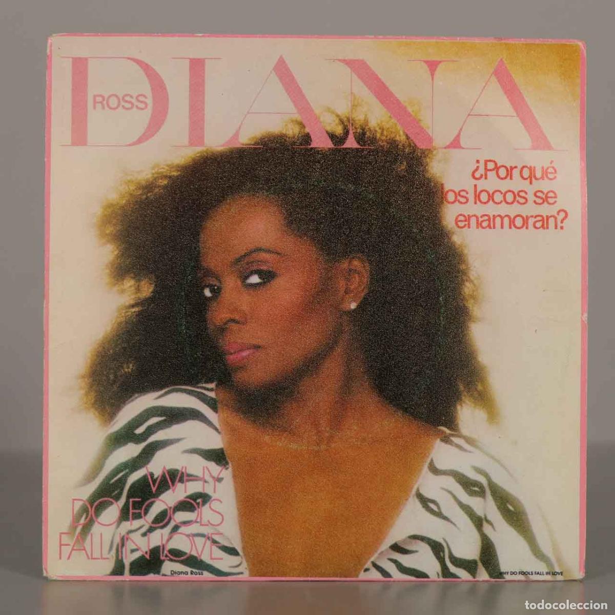 Discos de vinilo: SINGLE. Why Do Fools Fall In Love - Diana Ross - Foto 1