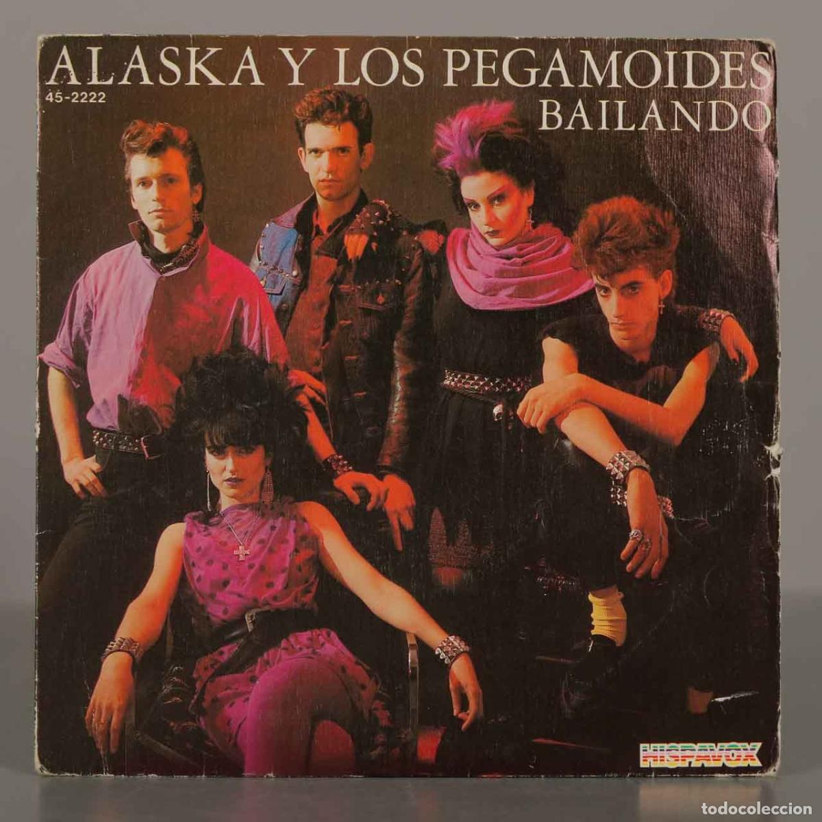 Discos de vinilo: SINGLE. Bailando - Alaska y Los Pegamoides