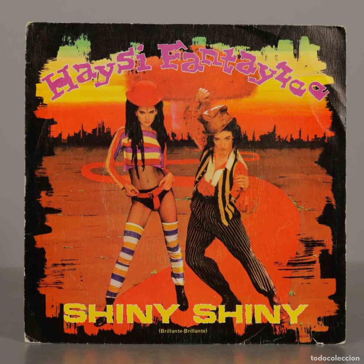 Discos de vinilo: SINGLE. Shiny Shiny - Haysi Fantayzee