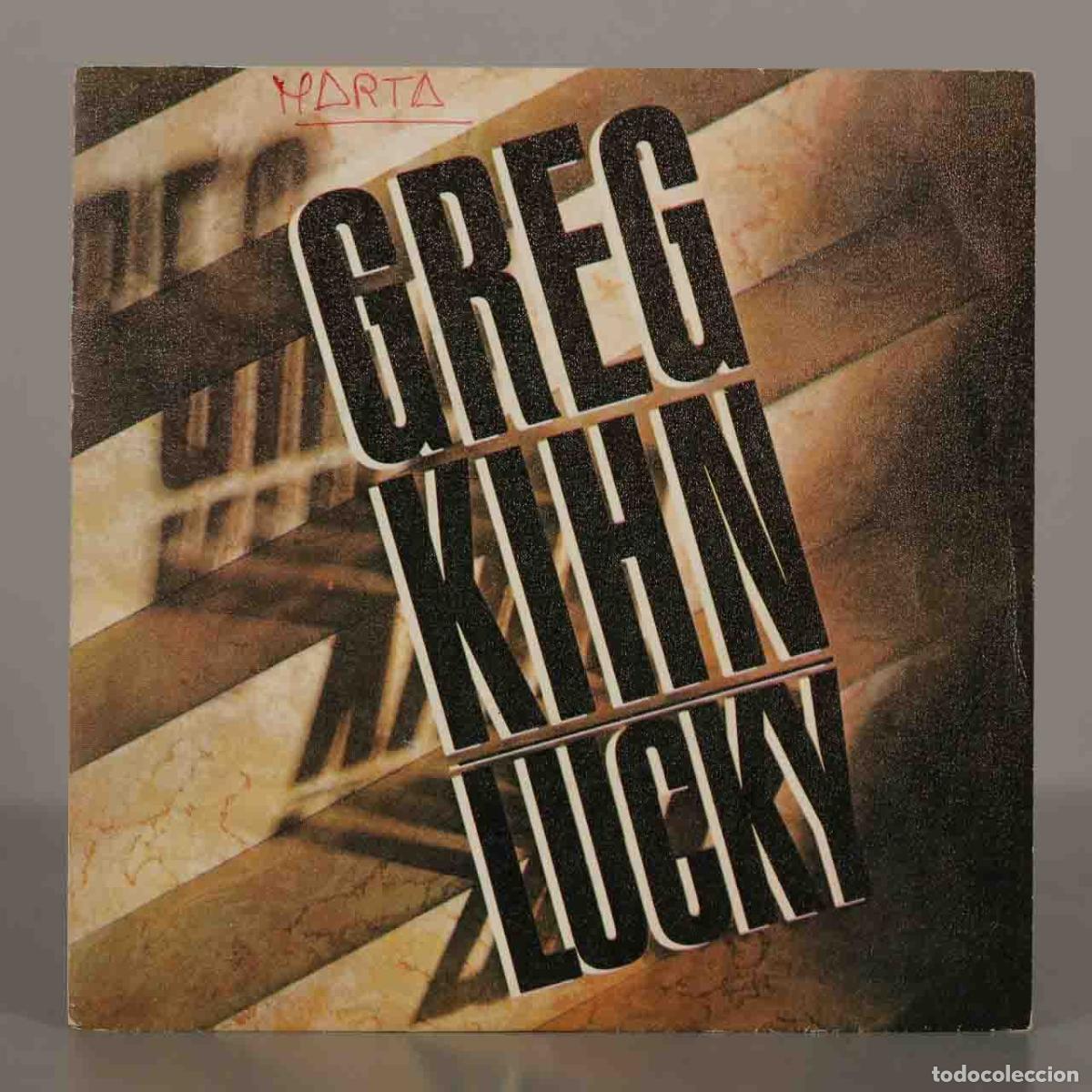 Discos de vinilo: SINGLE. Lucky - Greg Kihn - Foto 1