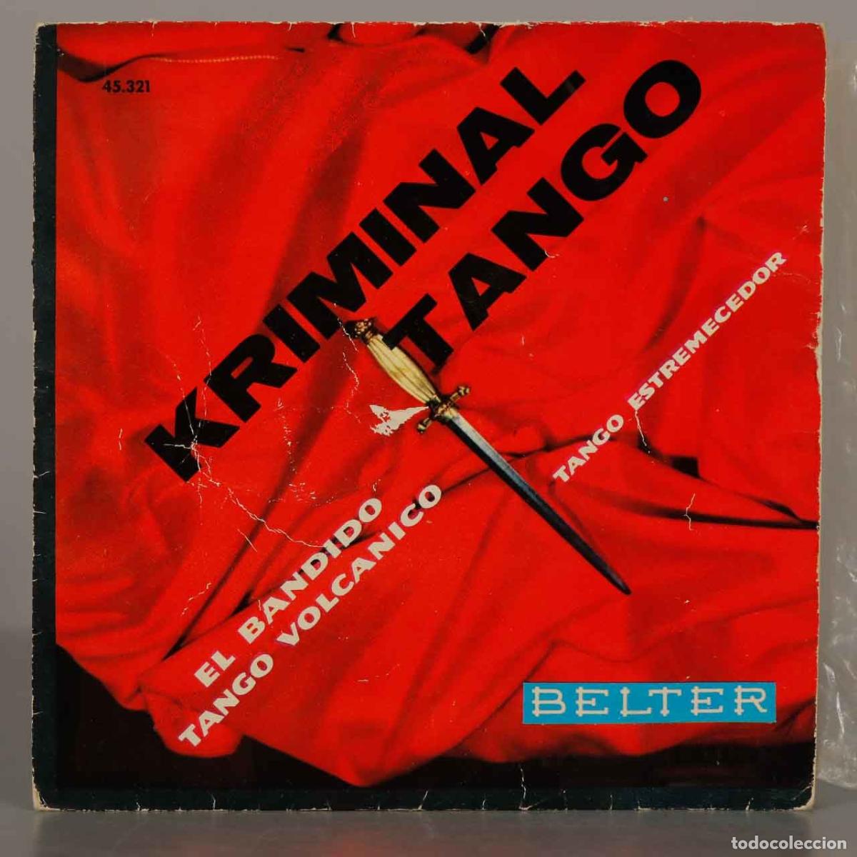 Discos de vinilo: SINGLE. Kriminal Tango - Gianni y su Conjunto