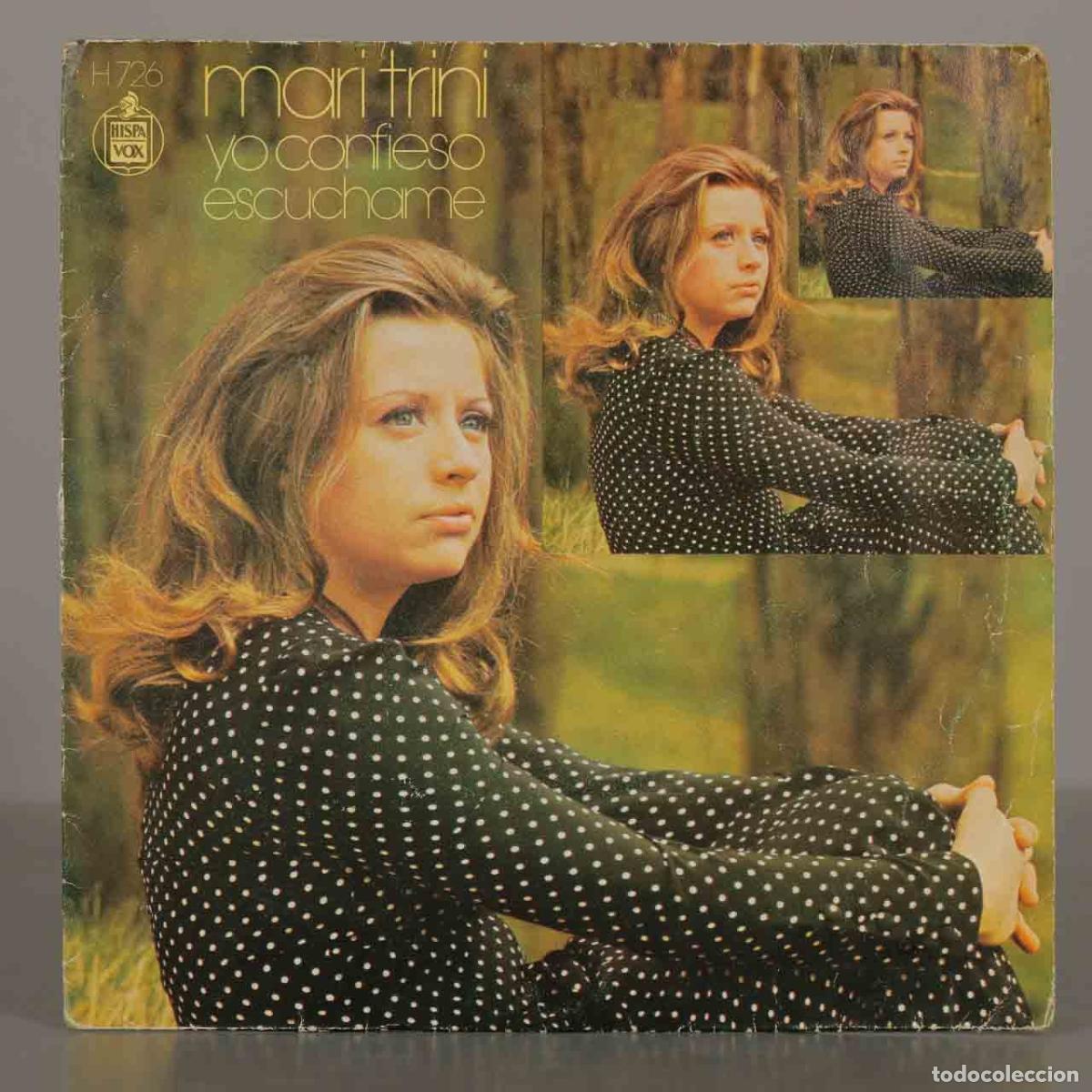 Discos de vinilo: SINGLE. Yo confieso / Esc&uacute;chame - Mari Trini