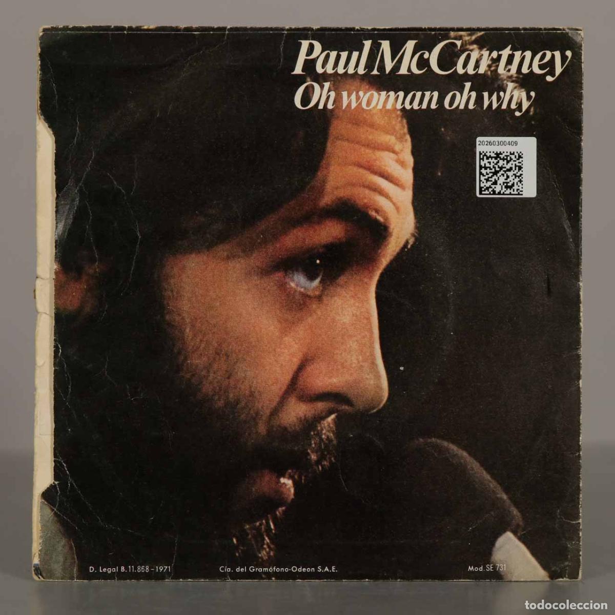 Discos de vinilo: SINGLE. Another Day - Paul McCartney - Odeon - Foto 2