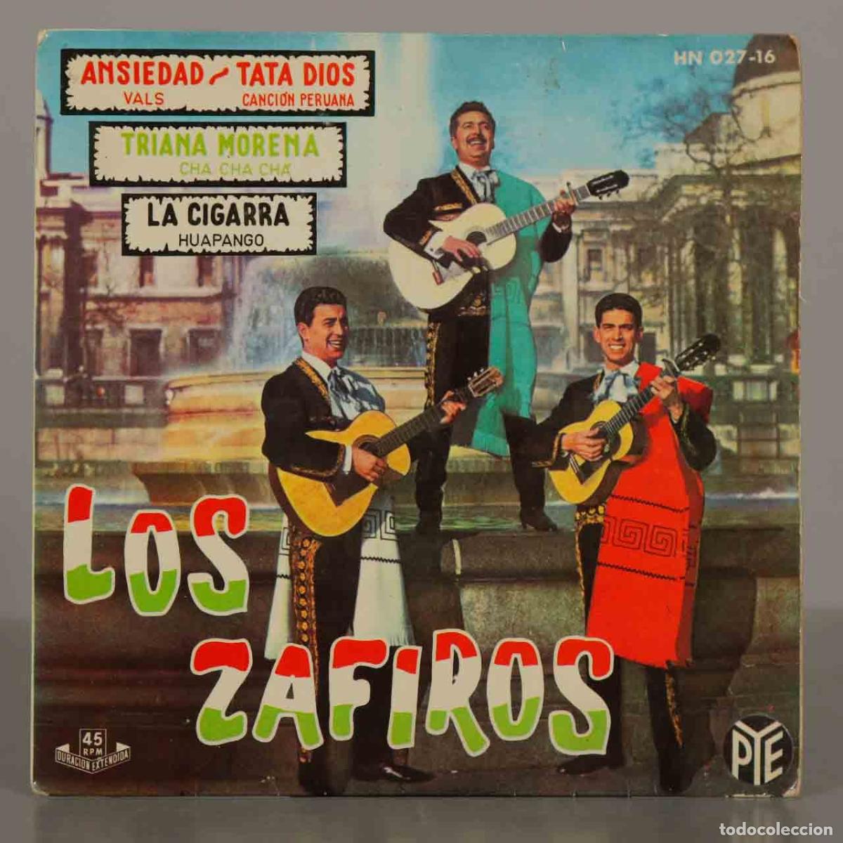 Discos de vinilo: SINGLE. Ansiedad - Tata Dios - Triana Morena - La Cigarra - Los Zafiros