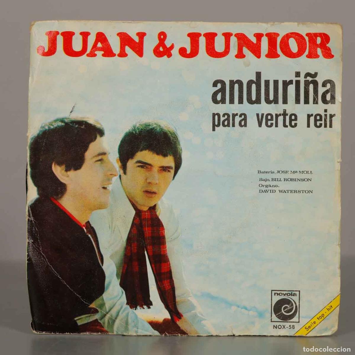 Discos de vinilo: SINGLE. Anduri&ntilde;a / Para verte re&iacute;r - Juan and Junior