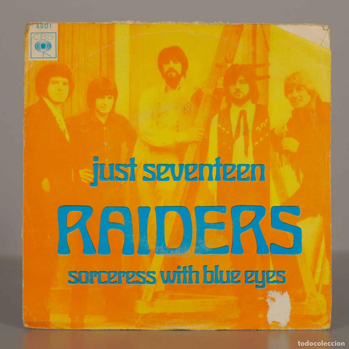Discos de vinilo: SINGLE. Just Seventeen - Sorceress With Blue Eyes - Raiders
