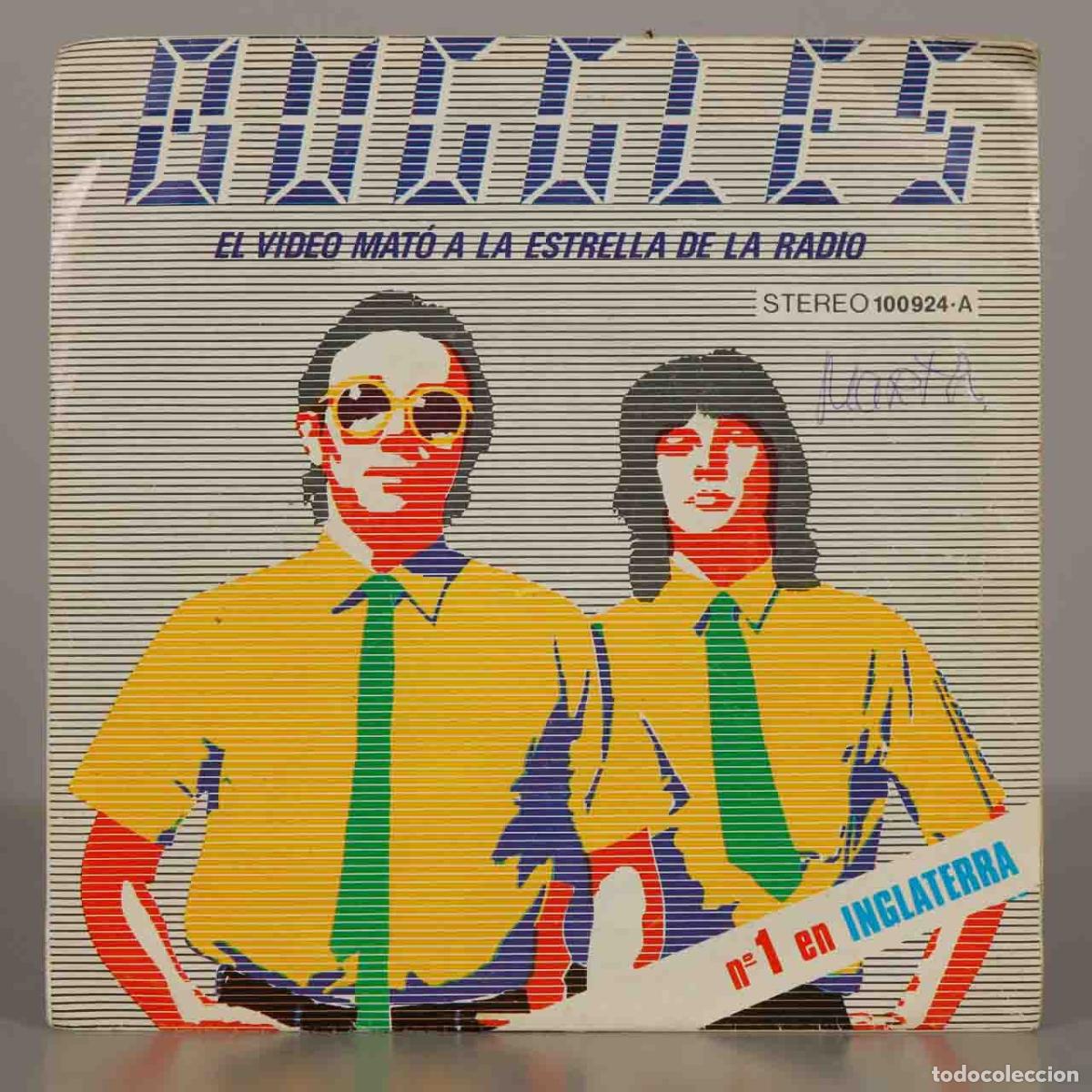 Discos de vinilo: SINGLE. El Video Mat&oacute; A La Estrella De La Radio - Buggles