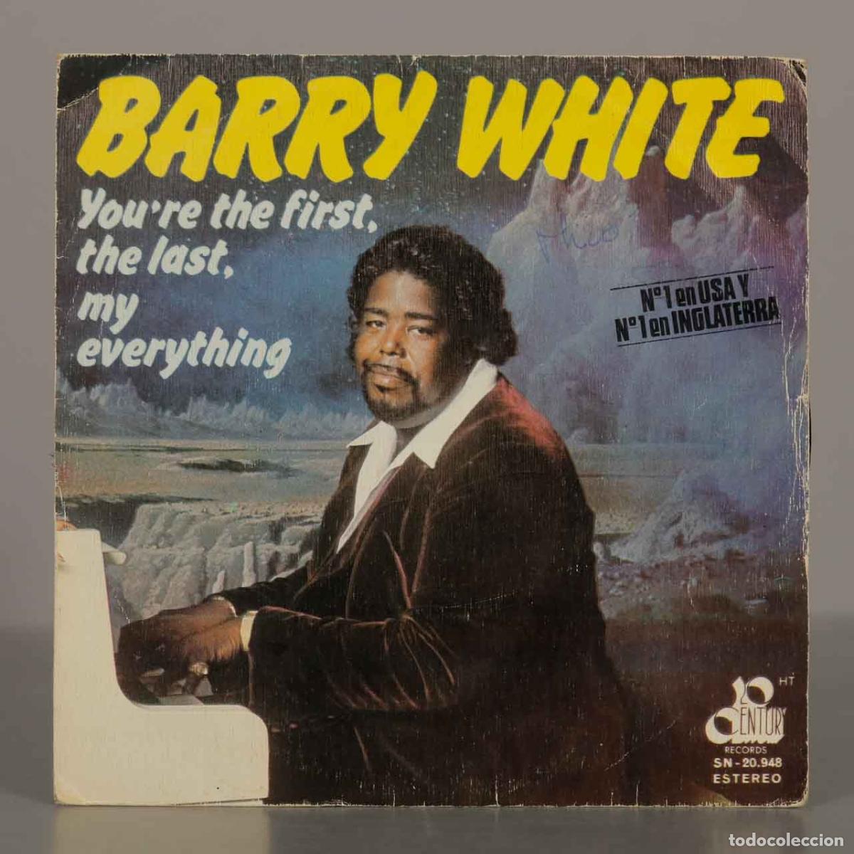 Discos de vinilo: SINGLE. You&acute;re the First, the Last, My Everything - Barry White