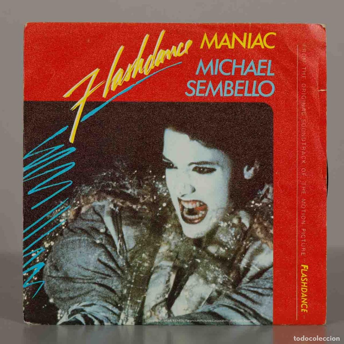 Discos de vinilo: SINGLE. Maniac - Flashdance - Michael Sembello