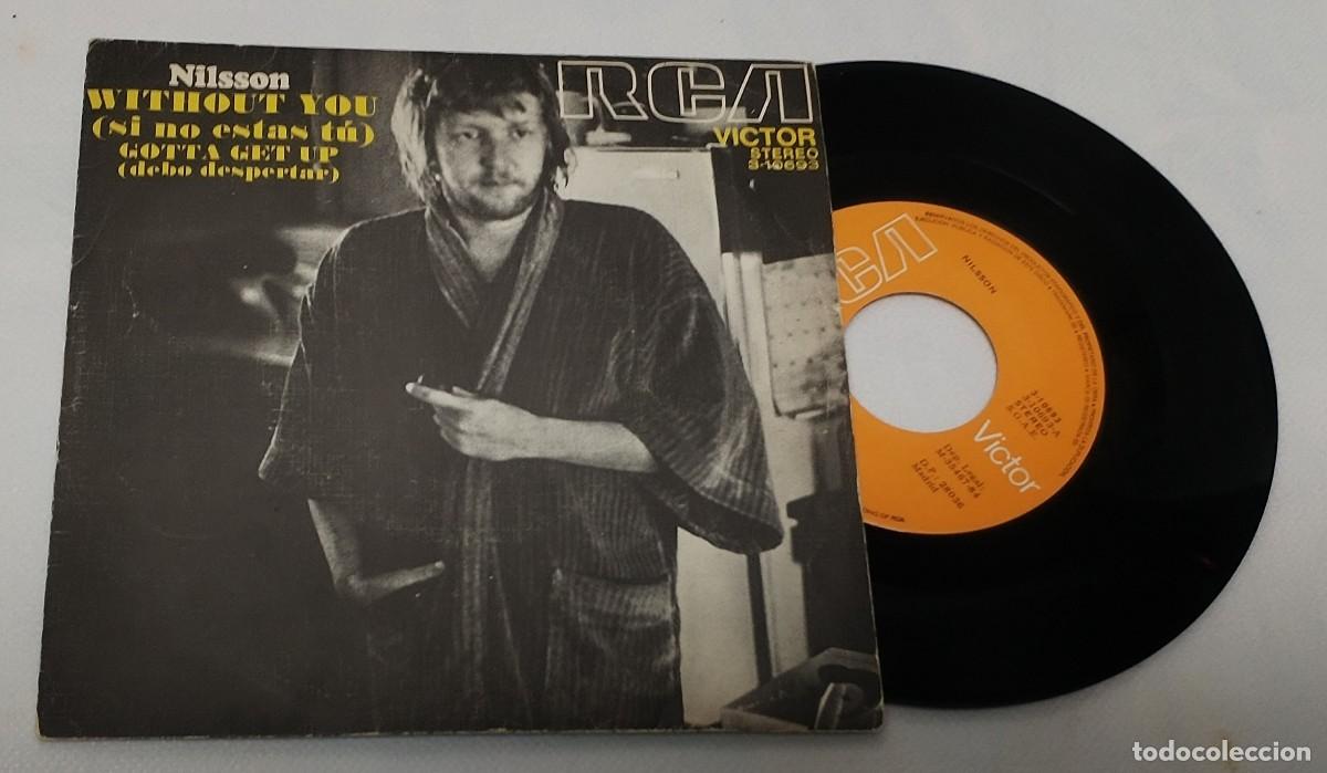 Discos de vinilo: NILSSON - WITHOUT YOU ( si no estas tu )..SINGLE DE RCA ...2&ordf; EDICION ESPA&Ntilde;OLA - 1984