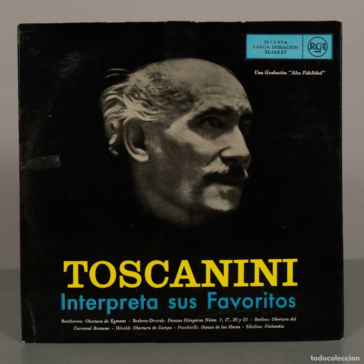 Disques de vinyle: LP. Toscanini Interpreta sus Favoritos - Arturo Toscanini, NBC Symphony Orchestra - RCA Victor