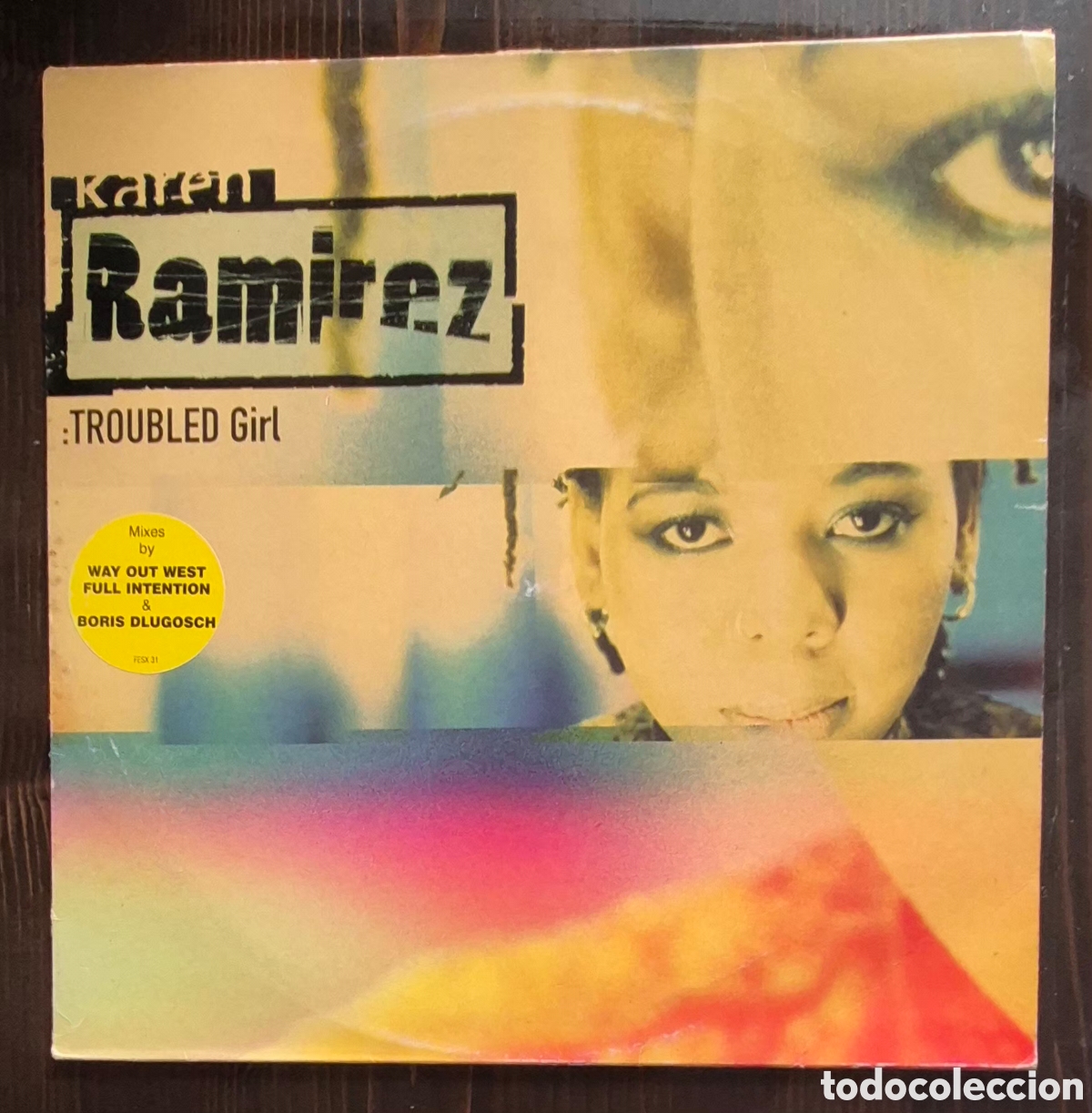 Discos de vinilo: MAXI - KAREN RAMIREZ - TROUBLED GIRL - 1998 INGLATERRA