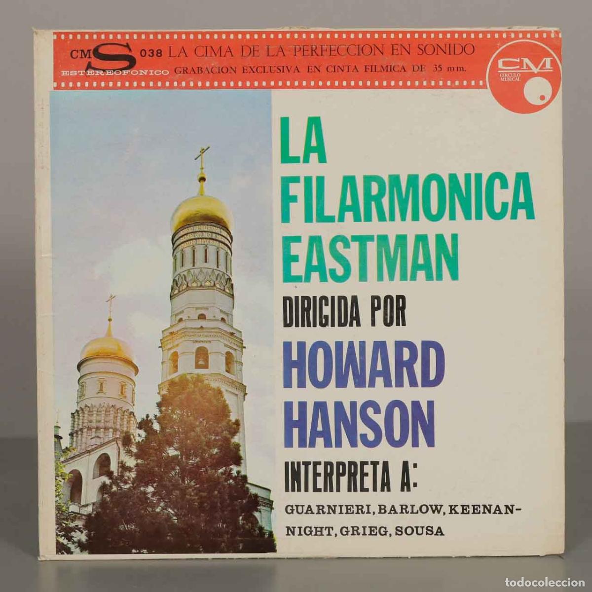 Disques de vinyle: LP. La Filarm&oacute;nica Eastman interpreta a: Guarnieri, Barlow, Keenan-Night, Grieg, Sousa - Hanson