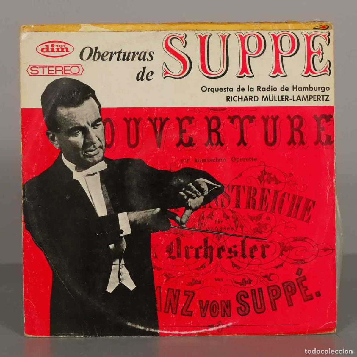 Disques de vinyle: LP. Oberturas de Supp&eacute; - Franz von Supp&eacute; - Orquesta de la Radio de Hamburgo, M&uuml;ller-Lampertz