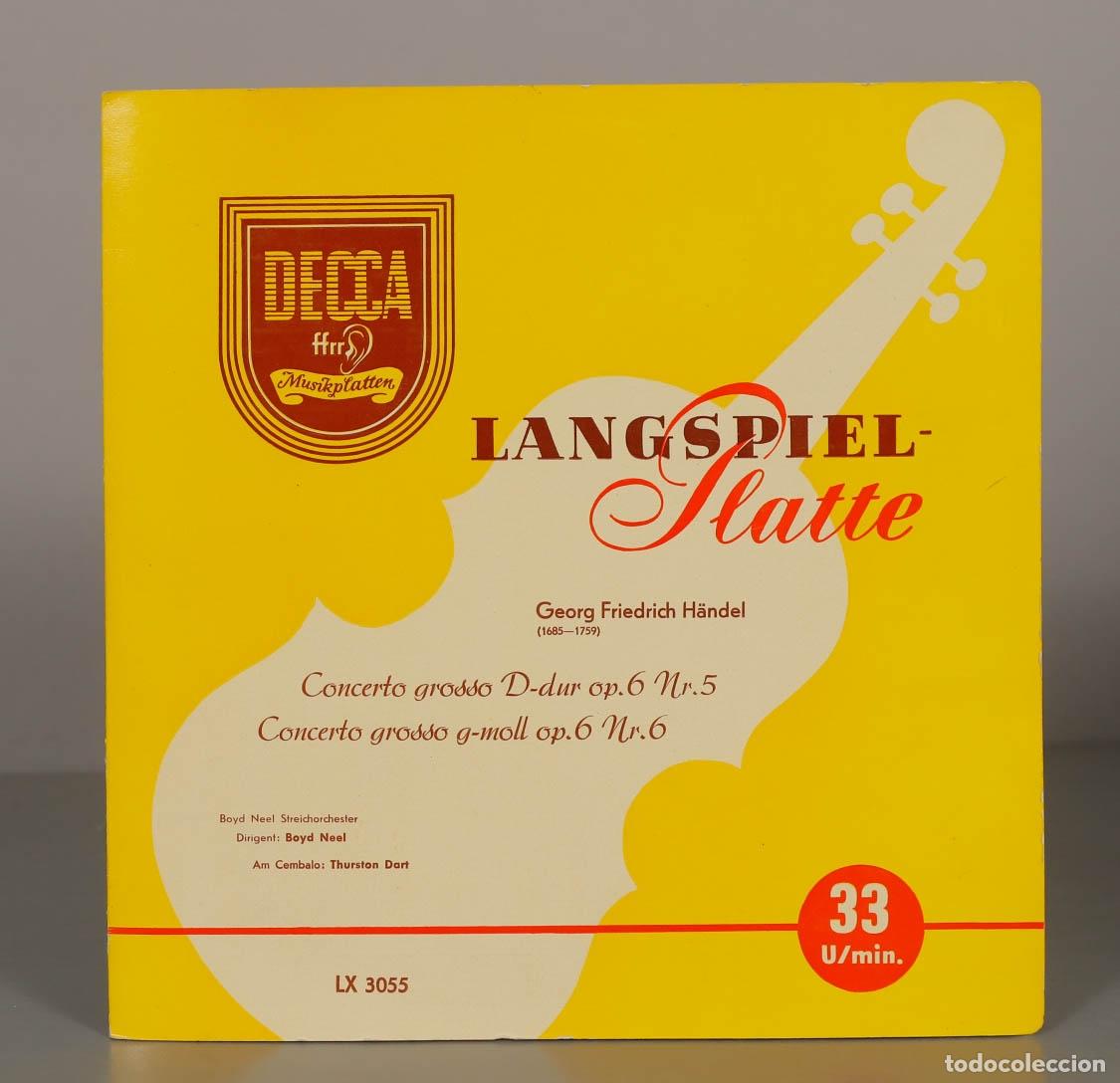 Disques de vinyle: LP. H&auml;ndel - Concerto grosso D-dur op. 6 Nr. 5, Concerto grosso g-moll op. 6 Nr. 6 NEEL