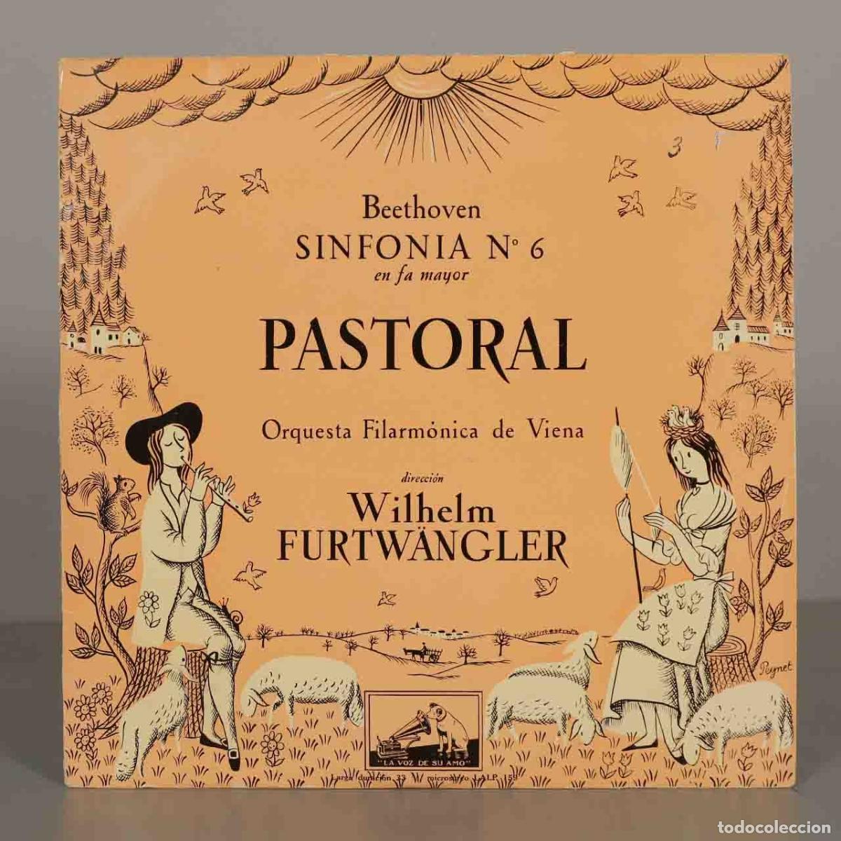 Discos de vinilo: LP. Beethoven - Sinfon&iacute;a N&ordm; 6 En Fa Mayor, Pastoral - Orquesta Filarm&oacute;nica De Viena, Furtw&auml;ngler