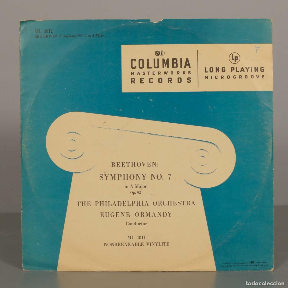 Discos de vinilo: LP. Beethoven: Symphony No. 7 in A Major, Op. 92 - The Philadelphia Orchestra, Eugene Ormandy