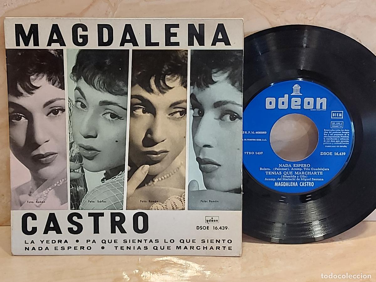 Discos de vinilo: MAGDALENA CASTRO / LA YEDRA +3 / EP-ODEON-1961 / DE LUJO. ****