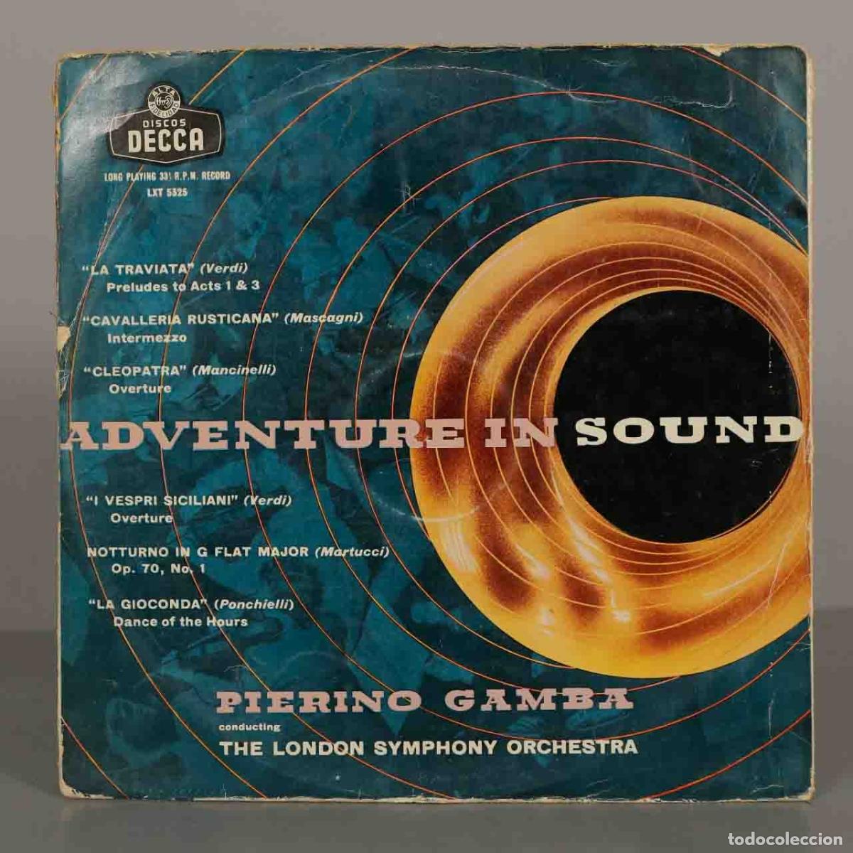 Discos de vinilo: LP. Adventure in Sound - Pierino Gamba, London Symphony Orchestra