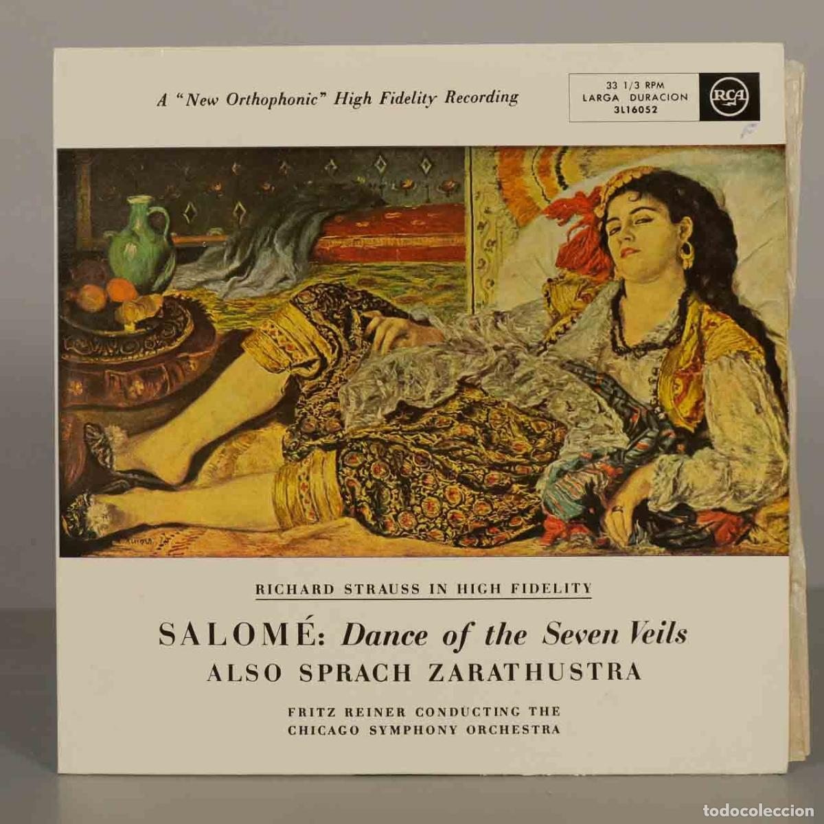 Discos de vinilo: LP. Richard Strauss - Salom&eacute;: Dance of the Seven Veils - Also Sprach Zarathustra - Fritz Reiner, Ch