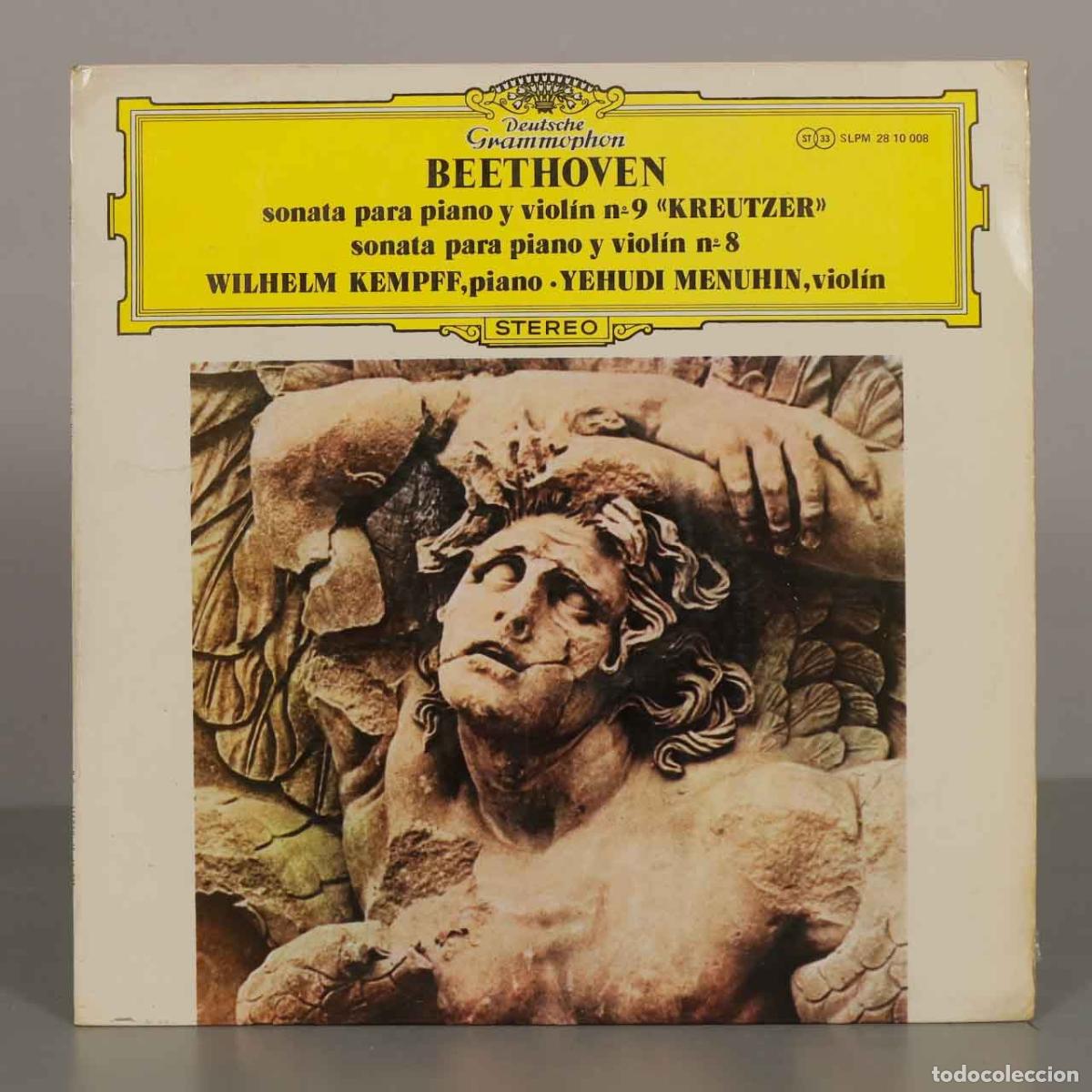 Discos de vinilo: LP. Beethoven - Yehudi Menuhin, Wilhelm Kempff - Sonata Para Piano y Viol&iacute;n N&ordm; 9 Kreutzer y N&ordm; 8 -
