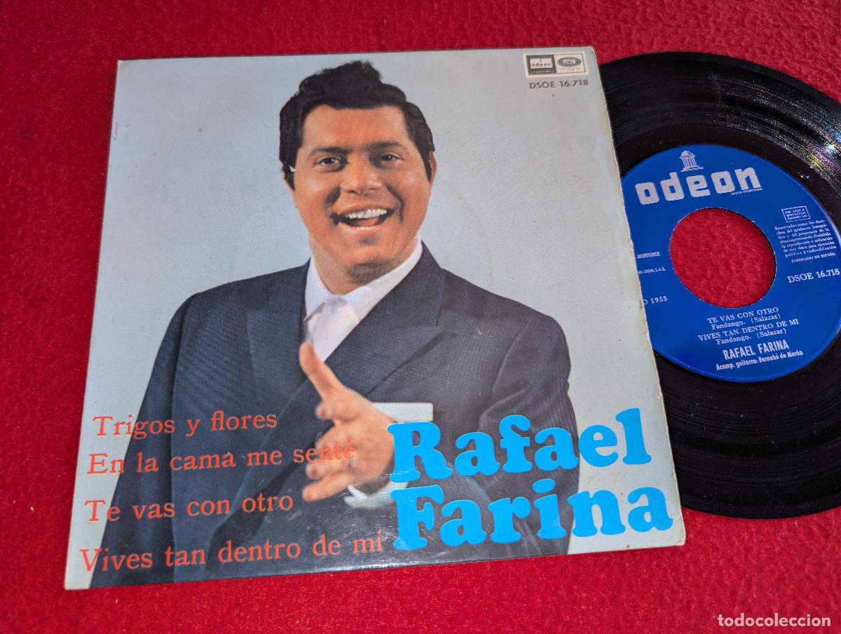 Discos de vinilo: RAFAEL FARINA Trigos y flores/Te vas con otro +2 EP 7'' 1967 Odeon