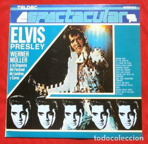 Discos de vinilo: WERNER MULLER (LP 1987) ELVIS PRESLEY por Orquesta del Festival de Londres y Coros
