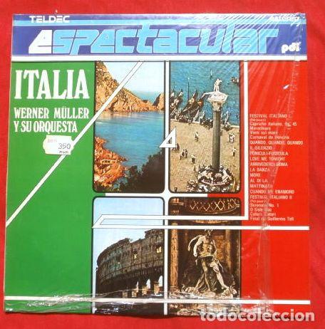 Discos de vinilo: WERNER MULLER (LP 1987) ITALIA por Orquesta de Werner M&uuml;ller - Festival Italiano