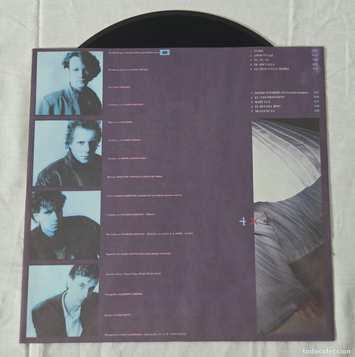 Discos de vinilo: LP Vinilo La Union, 4x4. - Foto 4