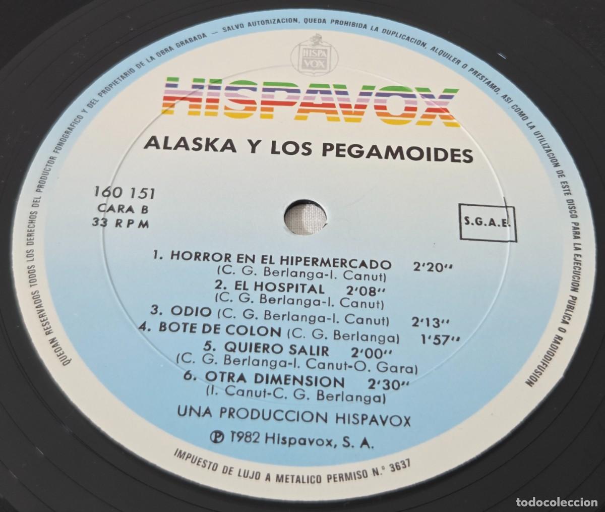 Discos de vinilo: LP Vinilo Alaska y los pegamoides - Foto 6