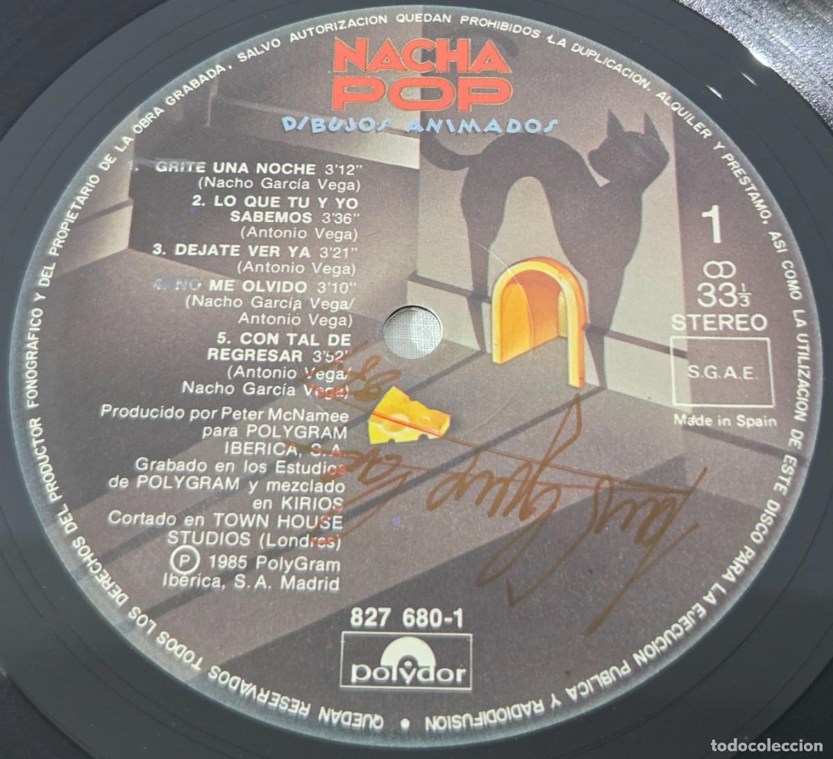 Discos de vinilo: LP Vinilo Nacha Pop, dibujos animados - Foto 6