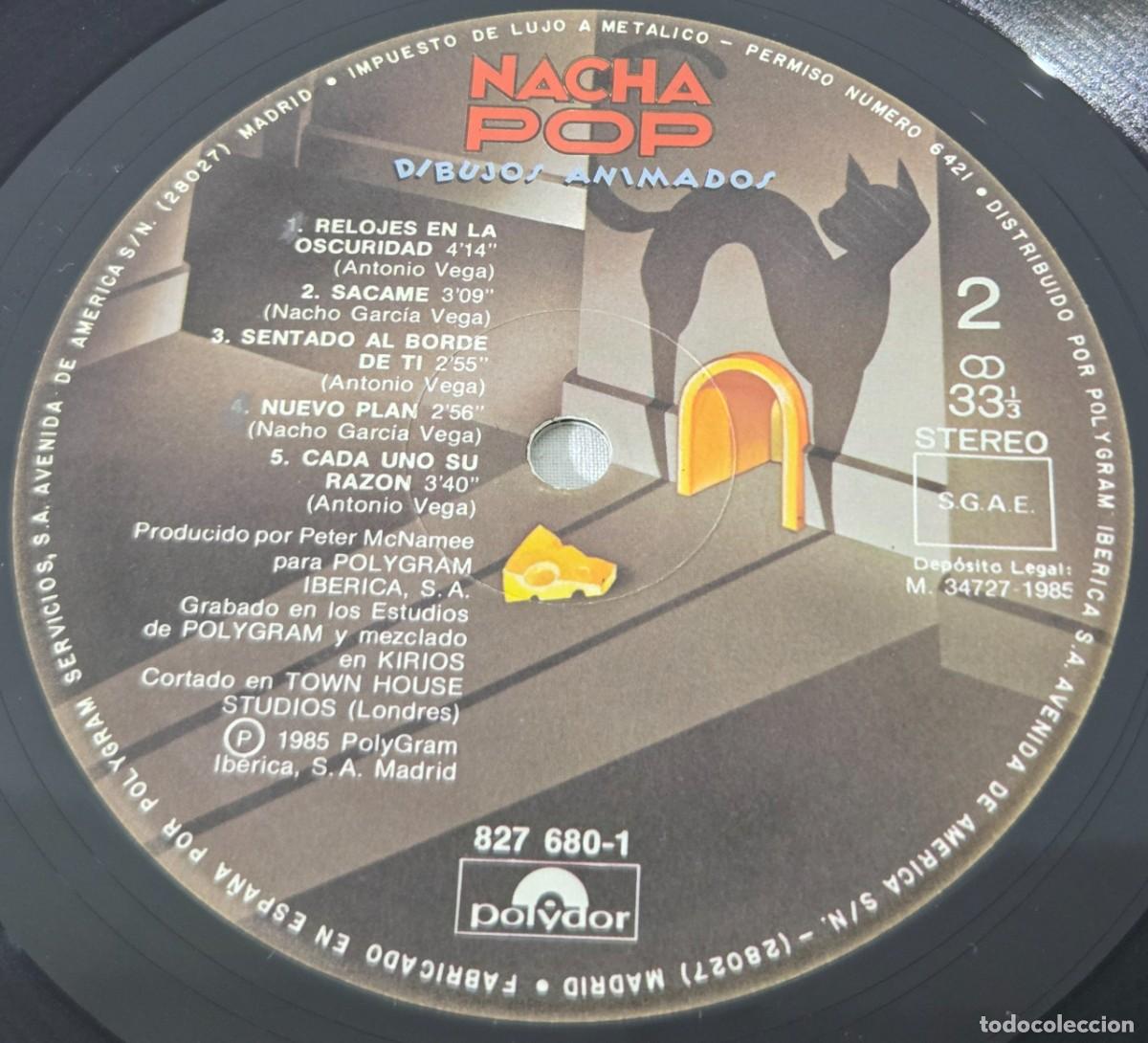 Discos de vinilo: LP Vinilo Nacha Pop, dibujos animados - Foto 7