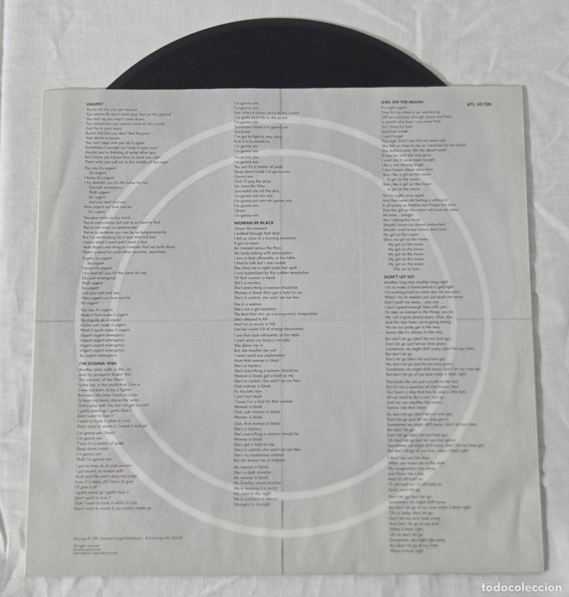 Discos de vinilo: LP Vinilo Foreigner, 4, 1981 - Foto 5