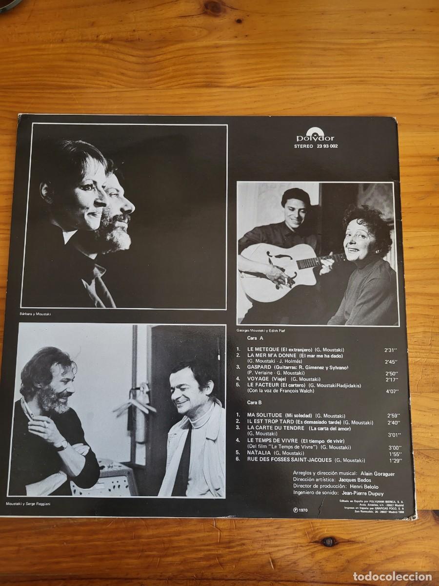 Discos de vinilo: GEORGES MOUSTAKI 1970 - Foto 2