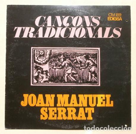 Discos de vinilo: JOAN MANUEL SERRAT (LP 1967) Can&ccedil;ons tradicionals Catalanes