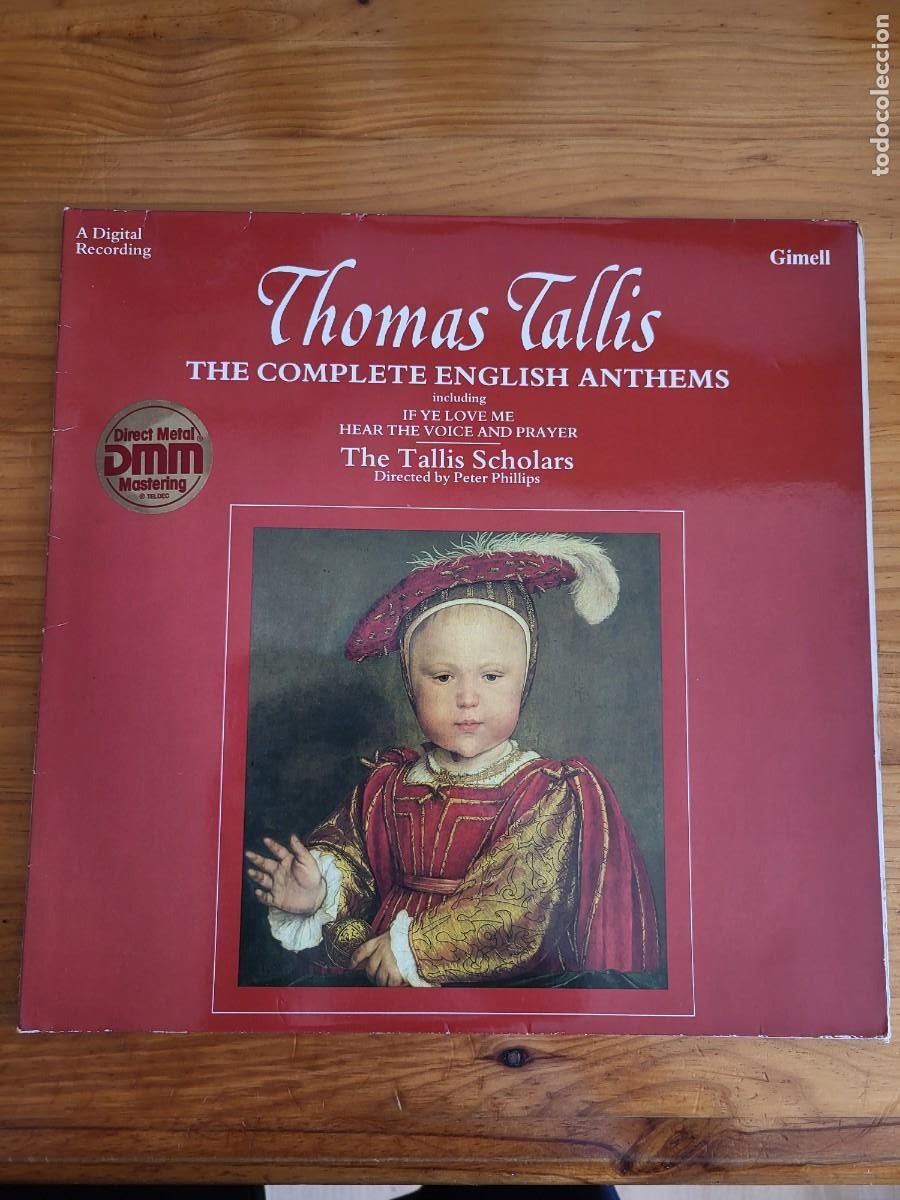 Discos de vinilo: THOMAS TALLIS THE COMPLETE ENGLISH ANTHEMS