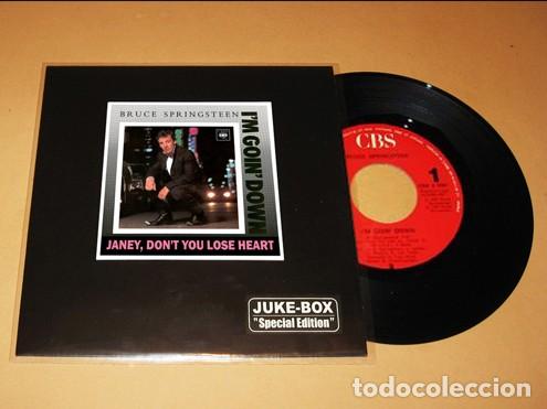 Discos de vinilo: BRUCE SPRINGSTEEN - I'M GOIN' DOWN / JANIE, DON'T YOU LOSE HEART - SINGLE - 1985 - JUKE-BOX