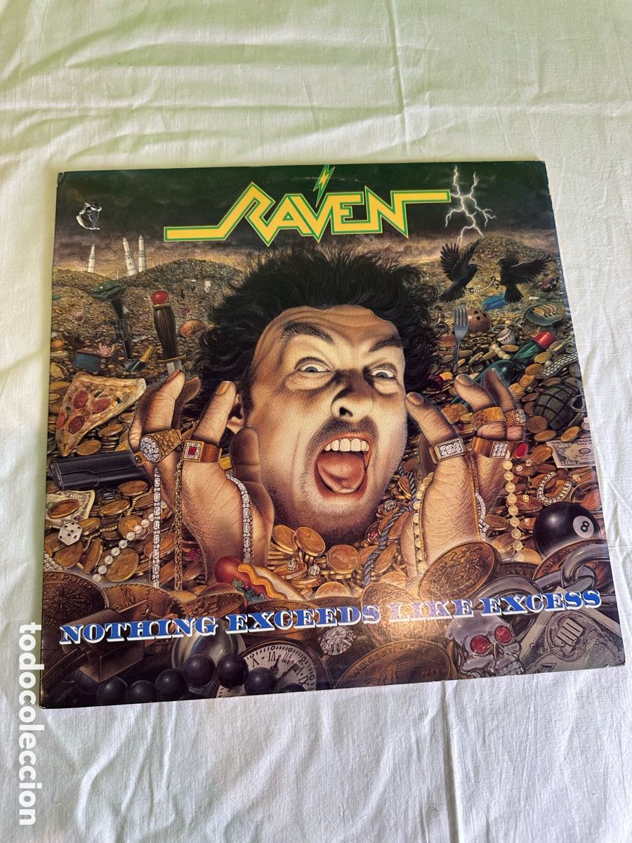 Discos de vinilo: LP Raven Nothing Exceeds Like Excess heavy metal