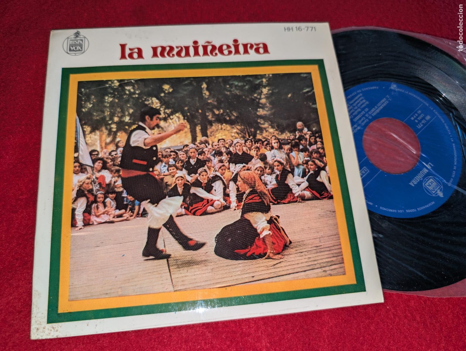 Discos de vinilo: OS XACOBEOS La mui&ntilde;eira. Arzua/Buxos verdes +2 EP 7'' 1971 GALIZA FOLK