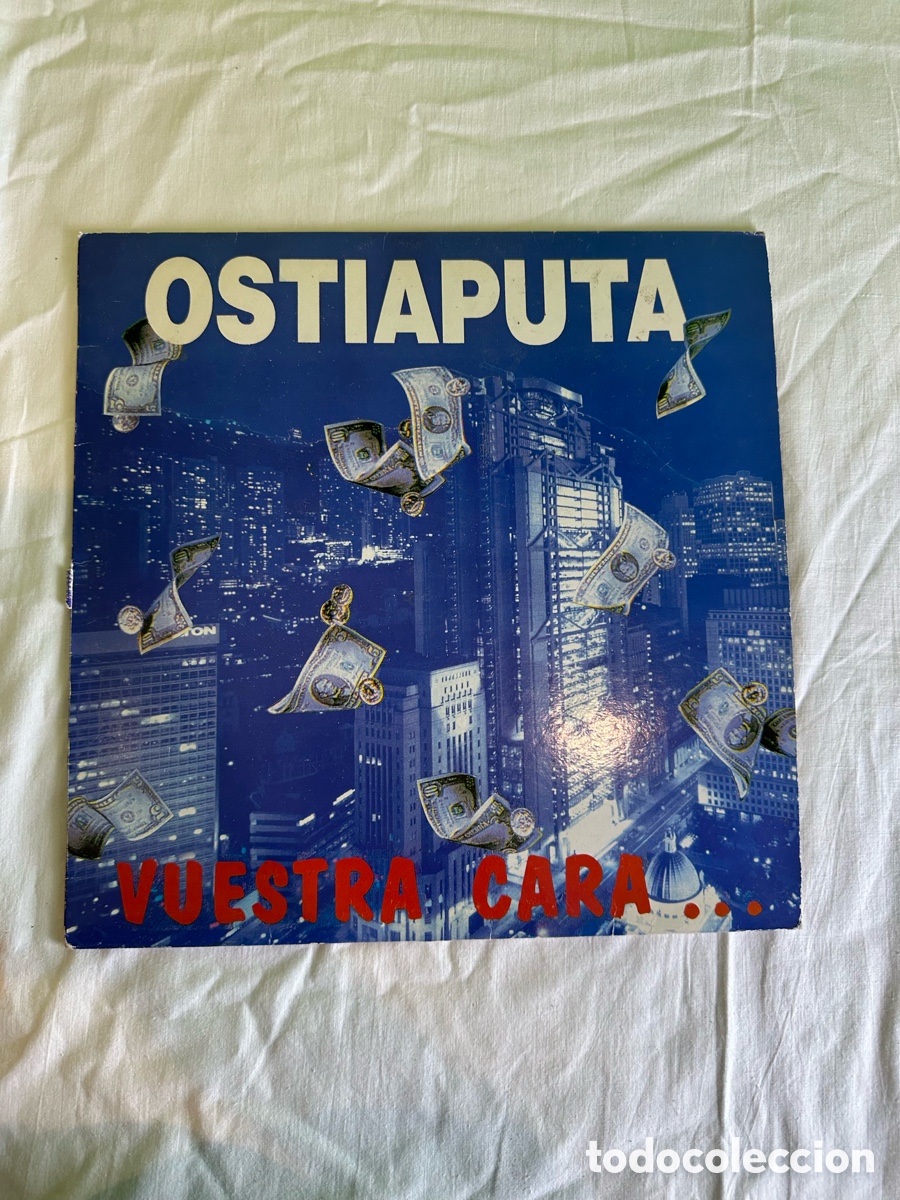 Discos de vinilo: Vinilo Ostiaputa Vuestra Cara punk espa&ntilde;ol