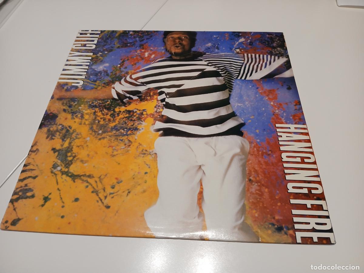 Discos de vinilo: Jimmy Cliff &ndash; Hanging Fire- (1988) LP disco vinilo