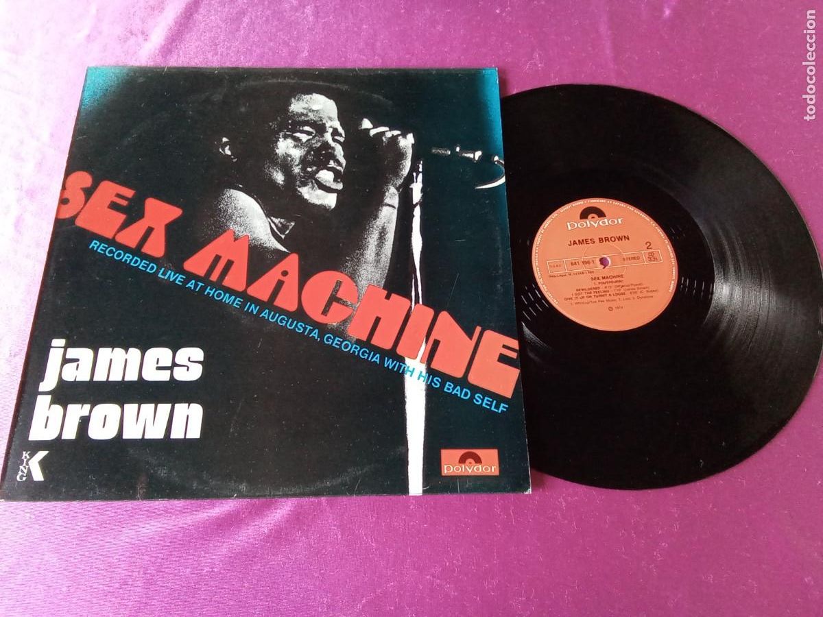 Discos de vinilo: JAMES BROWN SEX MACHINE 1974 LP L32 2
