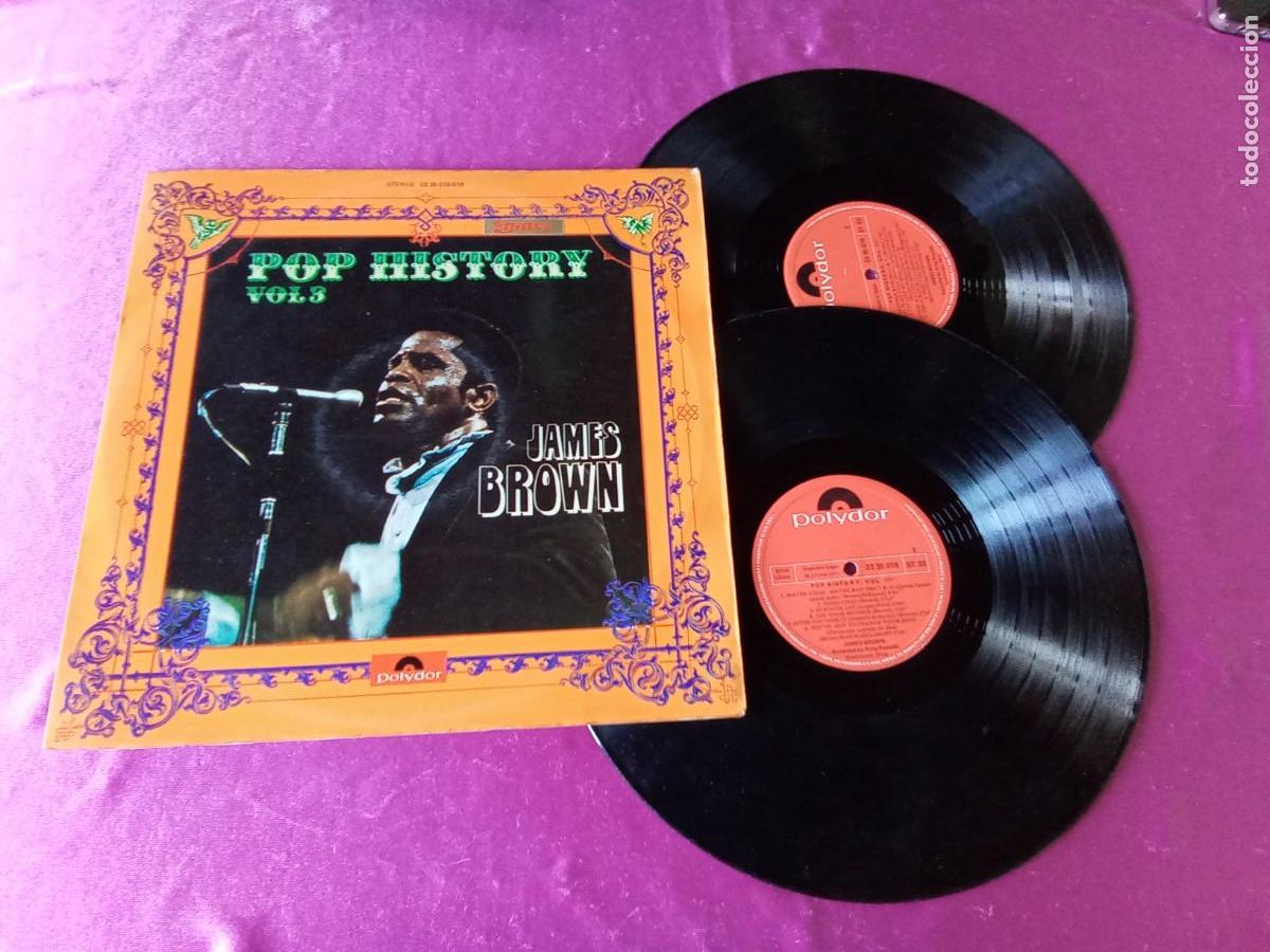 Discos de vinilo: JAMES BROWN POP HISTORY DOBLE 1971 LP L32 2